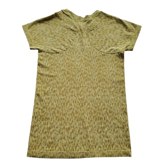 ATHLETA Momentum Allure Lemon Lime Animal Print Tee XXS - Picture 5 of 14